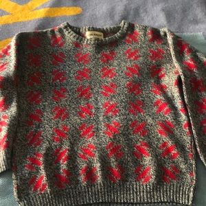 VINTAGE 80s graphic knit sweater